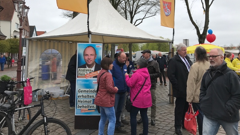 Wahlkampfendspurt in Heide