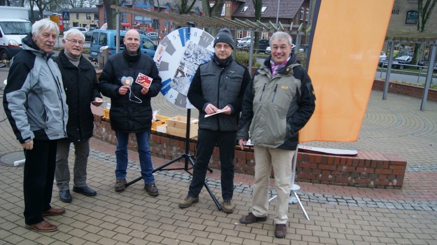 Weihnachts-Canvassing in Kropp am 16.12.16