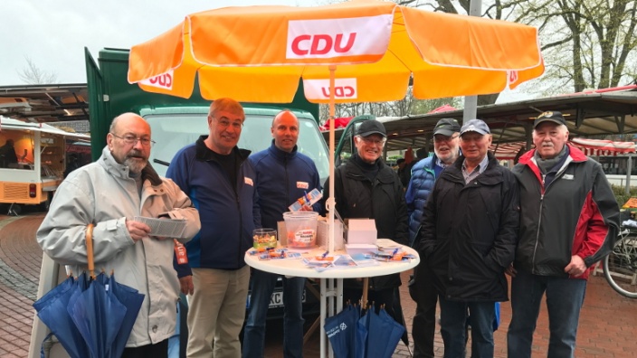 CDU Infostand in Kropp