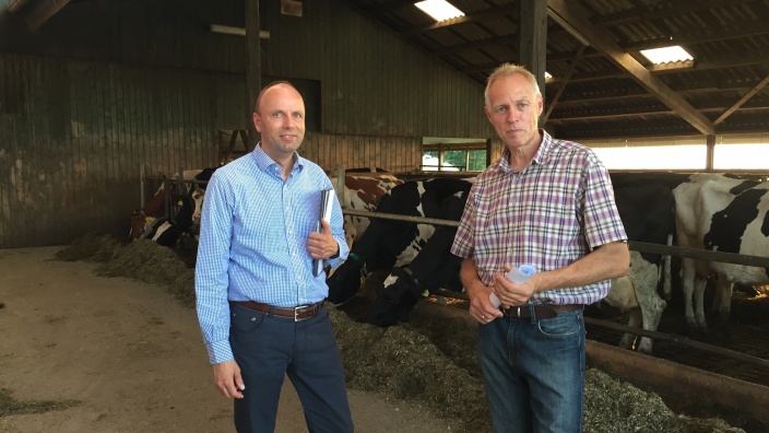 Auf dem Landwirtschaftlichem Betrieb von Familie Rolfs