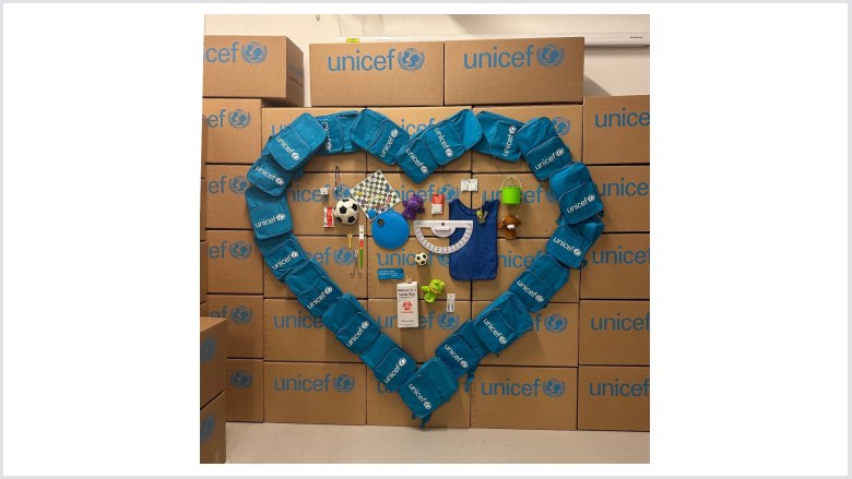 Besichtigung des UNICEF-Lagers/ Warehouse