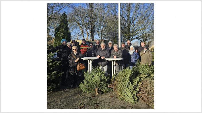 Tannenbaumschreddern in Schalkholz